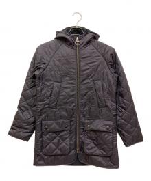 Barbour（バブアー）の古着「HOODED POLAR QUILT SL」｜ネイビー