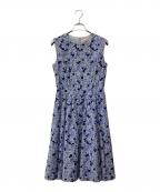TOCCA×LIBERTYトッカ×リバティ）の古着「PENSTEMON ROAD ドレス」｜ブルー