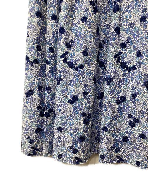 TOCCA（トッカ）TOCCA (トッカ) LIBERTY (リバティ) PENSTEMON ROAD ドレス ブルー サイズ:Mの古着・服飾アイテム