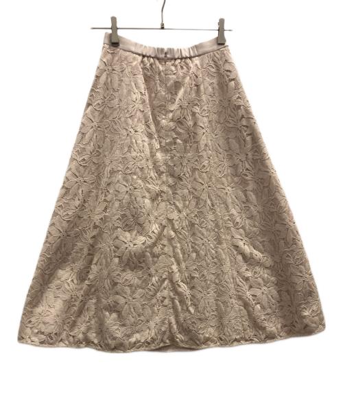 TOCCA（トッカ）TOCCA (トッカ) FLEURS スカート ベージュの古着・服飾アイテム