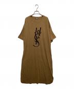 Hysteric Glamourヒステリックグラマー）の古着「HYS LOVER ワンピース」｜ブラウン