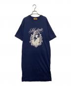 Hysteric Glamourヒステリックグラマー）の古着「HYS WOMAN ワンピース」｜ネイビー