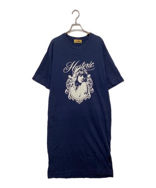 Hysteric Glamour（ヒステリックグラマー）Hysteric Glamour (ヒステリックグラマー) HYS WOMAN ワンピース ネイビー サイズ:FREEの古着・服飾アイテム