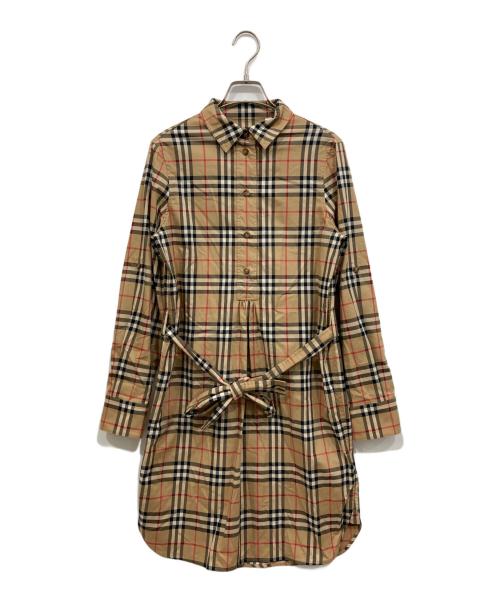 BURBERRY（バーバリー）BURBERRY (バーバリー) ノバチェックワンピース ベージュ サイズ:4の古着・服飾アイテム