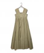 OHGAオオガ）の古着「EMPIRE DRESS」｜黄緑