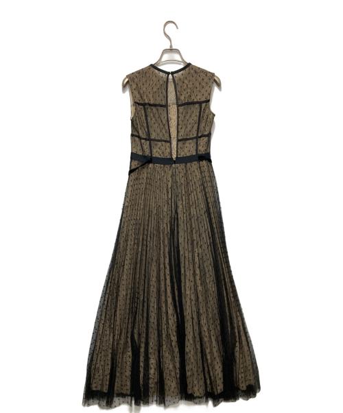 FRAY ID（フレイ アイディー）FRAY ID (フレイ アイディー) ドットチュールドレス ブラックの古着・服飾アイテム