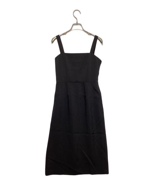 FRAY ID（フレイ アイディー）FRAY ID (フレイ アイディー) ドットチュールドレス ブラックの古着・服飾アイテム