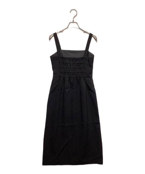 FRAY ID（フレイ アイディー）FRAY ID (フレイ アイディー) ドットチュールドレス ブラックの古着・服飾アイテム