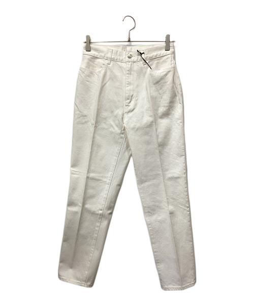 LOEFF（ロエフ）LOEFF (ロエフ) 13.5OZ ホワイトデニム テーパードパンツ ホワイト サイズ:2の古着・服飾アイテム