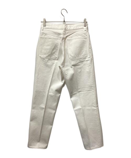 LOEFF（ロエフ）LOEFF (ロエフ) 13.5OZ ホワイトデニム テーパードパンツ ホワイト サイズ:2の古着・服飾アイテム