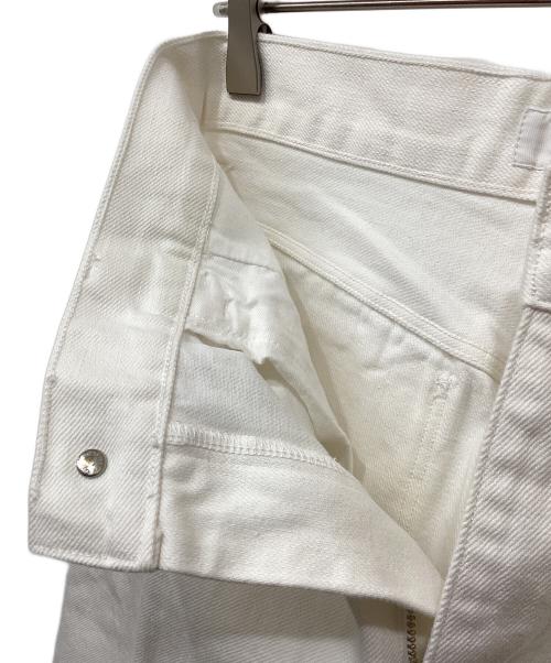 LOEFF（ロエフ）LOEFF (ロエフ) 13.5OZ ホワイトデニム テーパードパンツ ホワイト サイズ:2の古着・服飾アイテム