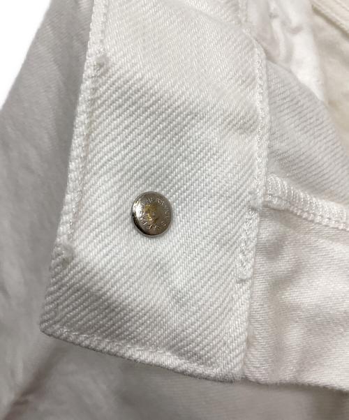 LOEFF（ロエフ）LOEFF (ロエフ) 13.5OZ ホワイトデニム テーパードパンツ ホワイト サイズ:2の古着・服飾アイテム
