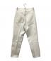 LOEFF (ロエフ) 13.5OZ ホワイトデニム テーパードパンツ ホワイト サイズ:2：5000円