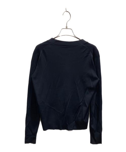 SOEJU（ソージュ）SOEJU (ソージュ) Vネックショートニットカーディガン ネイビー サイズ:フリーの古着・服飾アイテム