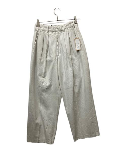 SERGE de bleu（サージ デ ブルー）SERGE de bleu (サージ デ ブルー) 2TUCK SUSPENDER SLACKS ホワイト サイズ:36 未使用品の古着・服飾アイテム