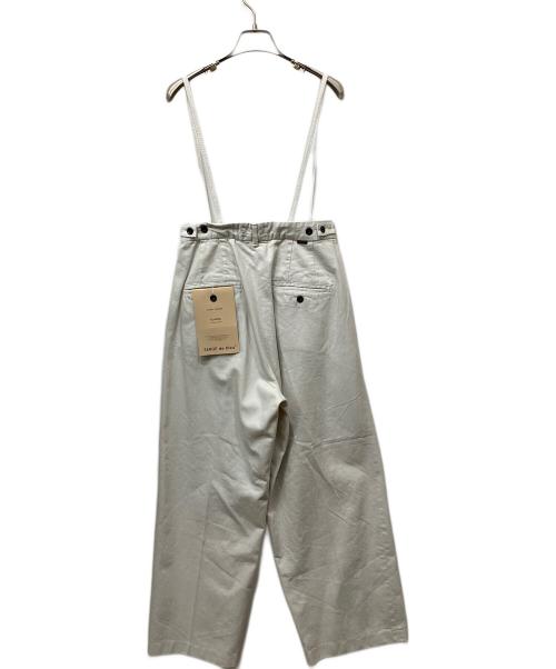 SERGE de bleu（サージ デ ブルー）SERGE de bleu (サージ デ ブルー) 2TUCK SUSPENDER SLACKS ホワイト サイズ:36 未使用品の古着・服飾アイテム