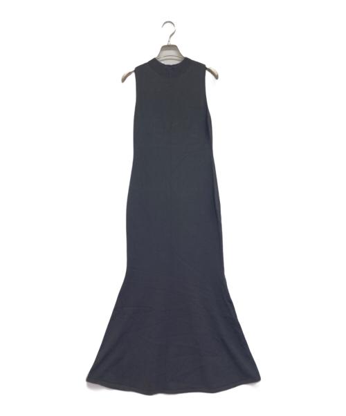 anuans（アニュアンス）anuans (アニュアンス) オフショルレイヤードニットワンピース グレー サイズ:M 未使用品の古着・服飾アイテム