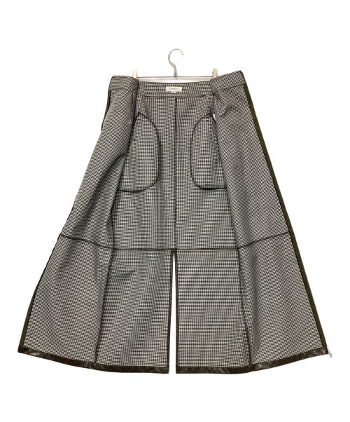 Ameri（アメリ）AMERI (アメリ) 2WAY CRASH FAKE LEATHER SKIRT ダークブラウン サイズ:Mの古着・服飾アイテム