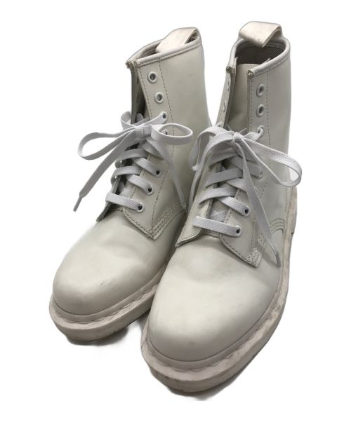 Dr.Martens（ドクターマーチン）Dr.Martens (ドクターマーチン) 8ホールブーツ ホワイト サイズ:24の古着・服飾アイテム