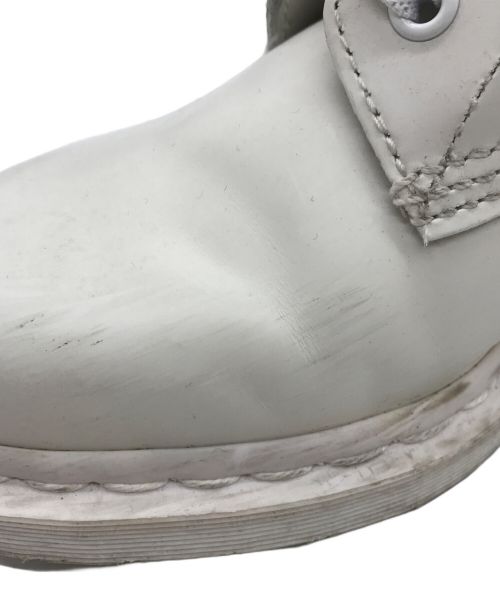Dr.Martens（ドクターマーチン）Dr.Martens (ドクターマーチン) 8ホールブーツ ホワイト サイズ:24の古着・服飾アイテム