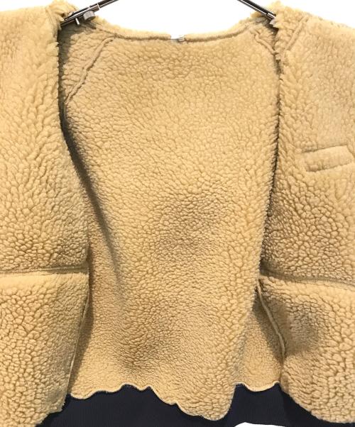 WAREHOUSE（ウエアハウス）WAREHOUSE (ウエアハウス) 裏ボアジップジャケット ベージュ サイズ:Sの古着・服飾アイテム