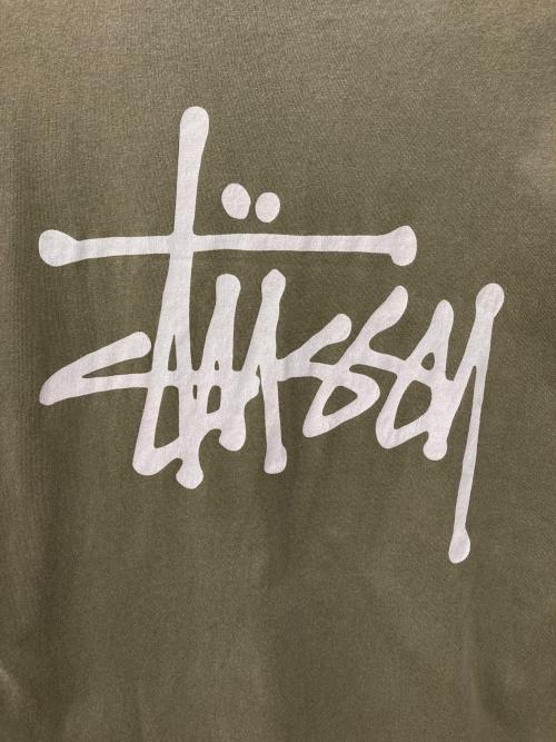 stussy（ステューシー）stussy (ステューシー) BACK LOGO T グリーン サイズ:Mの古着・服飾アイテム