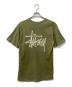 stussy (ステューシー) BACK LOGO T グリーン サイズ:M：5000円