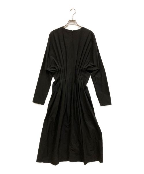 CAPRICIEUX LE'MAGE（カプリシューレマージュ）CAPRICIEUX LE'MAGE (カプリシューレマージュ) ウエストタックワンピース ブラック サイズ:SIZE Freeの古着・服飾アイテム