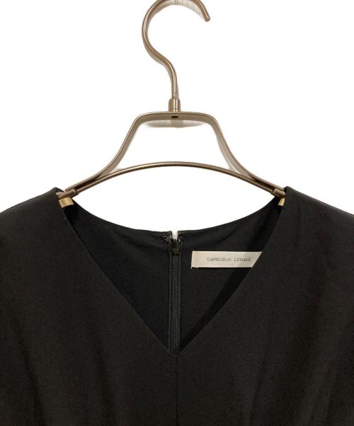 CAPRICIEUX LE'MAGE（カプリシューレマージュ）CAPRICIEUX LE'MAGE (カプリシューレマージュ) ウエストタックワンピース ブラック サイズ:SIZE Freeの古着・服飾アイテム