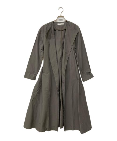 COLLAGE GALLARDAGALANTE（コラージュ ガリャルダガランテ）COLLAGE GALLARDAGALANTE (コラージュ ガリャルダガランテ) フレアノーカラーコート グレー サイズ:FREEの古着・服飾アイテム