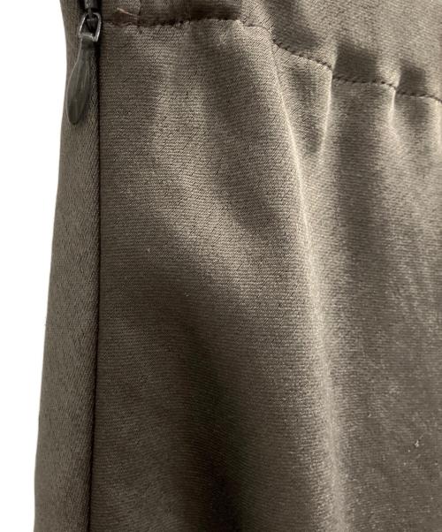 anuans（アニュアンス）anuans (アニュアンス) サテンバイアスナロースカート ブラウン サイズ:XSの古着・服飾アイテム