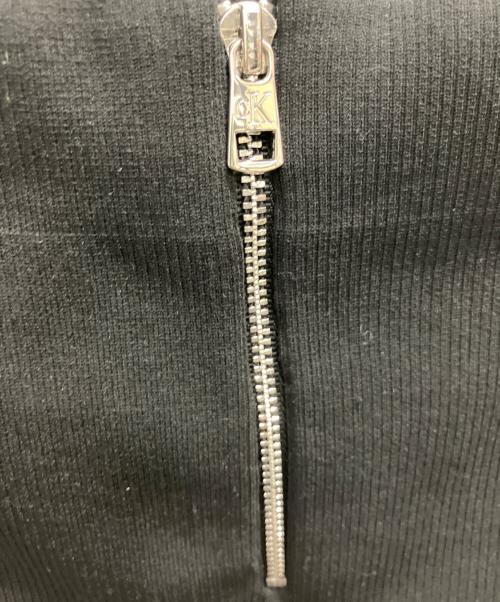 Calvin Klein Jeans（カルバンクラインジーンズ）Calvin Klein Jeans (カルバンクラインジーンズ) BACK ZIP KNITTED SKIRT ブラック サイズ:xsの古着・服飾アイテム