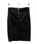 Calvin Klein Jeans (カルバンクラインジーンズ) BACK ZIP KNITTED SKIRT ブラック サイズ:xs：5000円