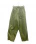 CLOTH&CROSS（クロスアンドクロス）の古着「バルーンミリタリーパンツ」｜オリーブ
