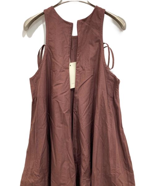 SAYAKA DAVIS（サヤカ デイヴィス）SAYAKA DAVIS (サヤカ デイヴィス) DoubleStrapDress ブラウン サイズ:S 未使用品の古着・服飾アイテム