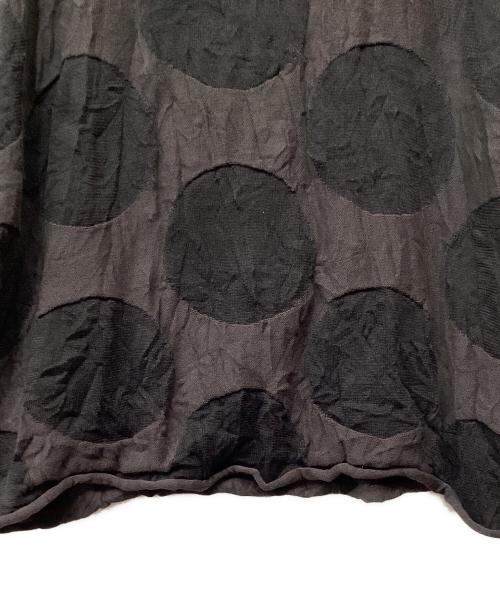 Y's（ワイズ）Y's (ワイズ) GIGA POLKA DOTS LINKS WRINKLE BIG PULLOVER グレー サイズ:2の古着・服飾アイテム