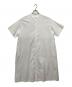 MARMARMAR（マーマーマー）の古着「ハーフスリーブスタンドカラーワンピース」｜ホワイト