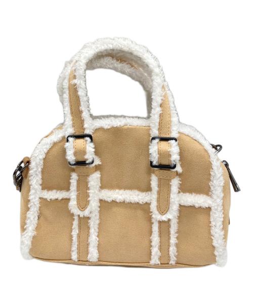 EMODA（エモダ）EMODA (エモダ) フェイクムートンボストンバッグ ベージュ サイズ:なし 未使用品の古着・服飾アイテム