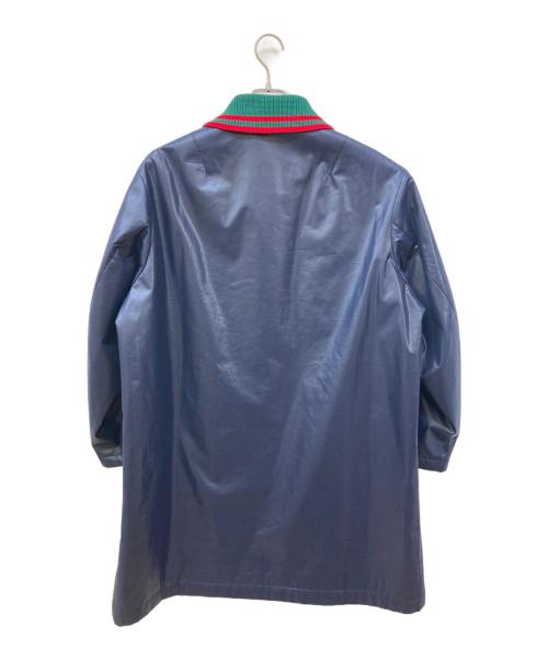 kolor/BEACON（カラービーコン）kolor/BEACON (カラービーコン) ニット切替ステンカラーコート ネイビー サイズ:SIZE 2の古着・服飾アイテム