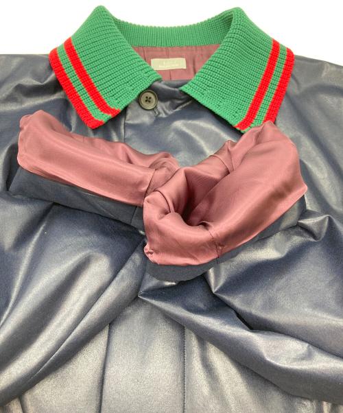 kolor/BEACON（カラービーコン）kolor/BEACON (カラービーコン) ニット切替ステンカラーコート ネイビー サイズ:SIZE 2の古着・服飾アイテム