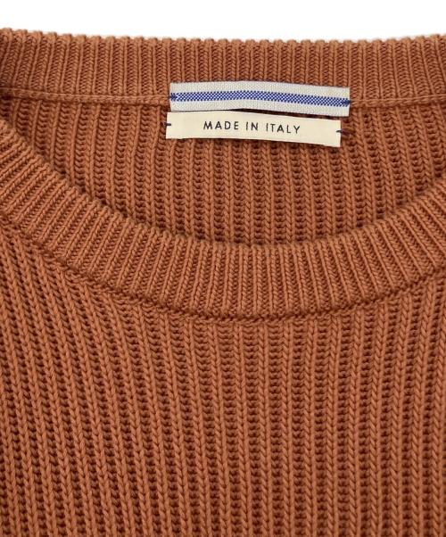 CristaSeya（クリスタセヤ）CristaSeya (クリスタセヤ) スリーブ切替エルボーパッチセーター ブラウン サイズ:Mの古着・服飾アイテム