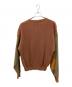 CristaSeya (クリスタセヤ) スリーブ切替エルボーパッチセーター ブラウン サイズ:M：18000円