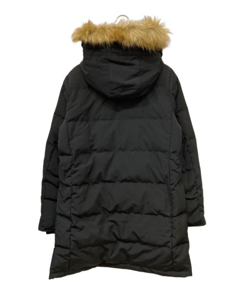 GEVACO（ゲバコ）GEVACO (ゲバコ) タッサーロングダウン コート ブラック サイズ:38 未使用品の古着・服飾アイテム