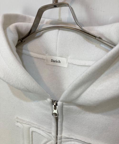 darich（ダーリッチ）darich (ダーリッチ) アップリケDDロゴパーカー ホワイト サイズ:Freeの古着・服飾アイテム