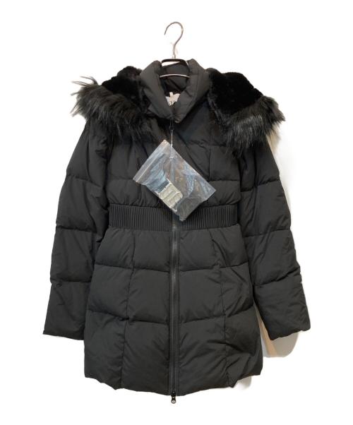 GYDA（ジェイダ）GYDA (ジェイダ) GYGYベルト付きロングダウンコート ブラック サイズ:FREE 未使用品の古着・服飾アイテム