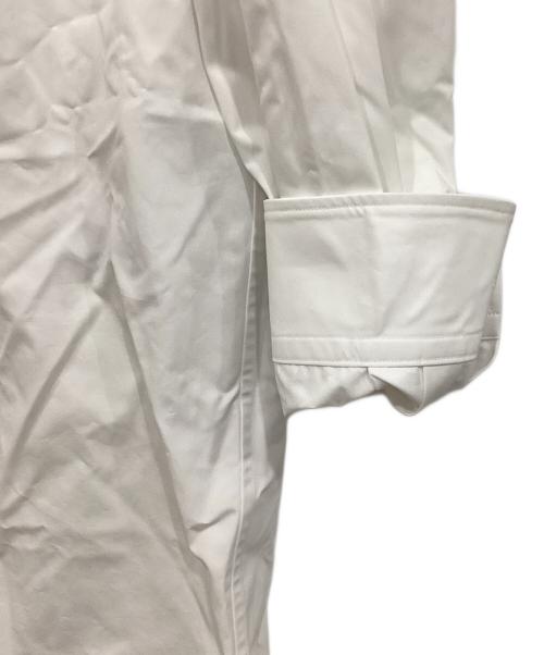 GUCCI（グッチ）GUCCI (グッチ) リボンタイ付き コットンポプリン シャツ ホワイト サイズ:36の古着・服飾アイテム