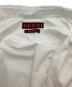 中古・古着 GUCCI (グッチ) リボンタイ付き コットンポプリン シャツ ホワイト サイズ:36：65000円