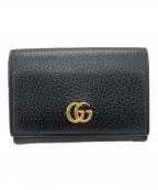 GUCCIグッチ）の古着「ダブルG カードケース」｜ブラック