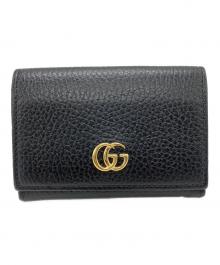 GUCCI（グッチ）の古着「ダブルG カードケース」｜ブラック