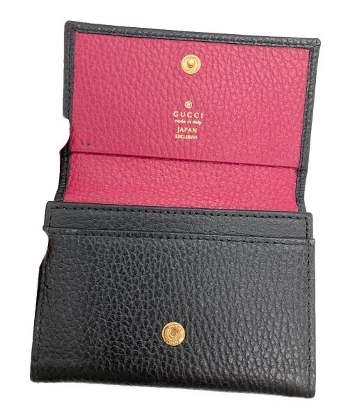 GUCCI（グッチ）GUCCI (グッチ) ダブルG カードケース ブラックの古着・服飾アイテム
